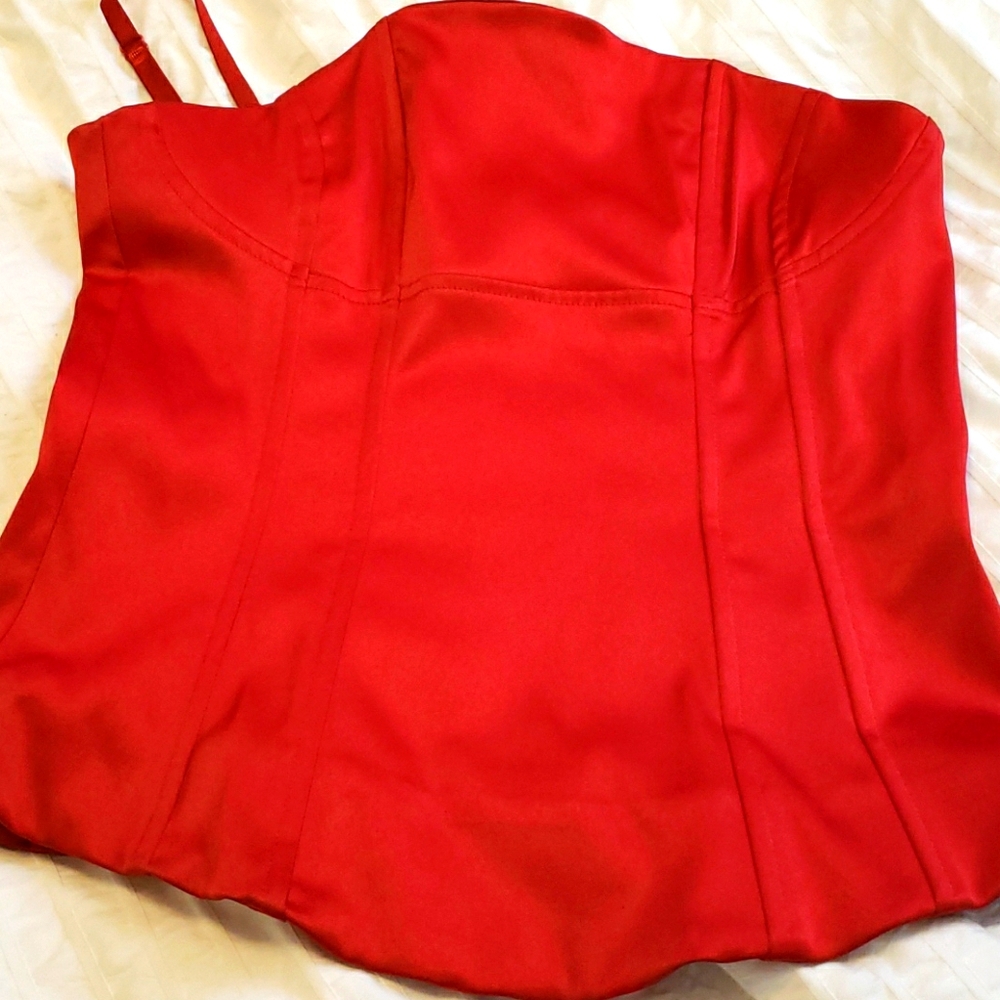 H&M Red Bustier